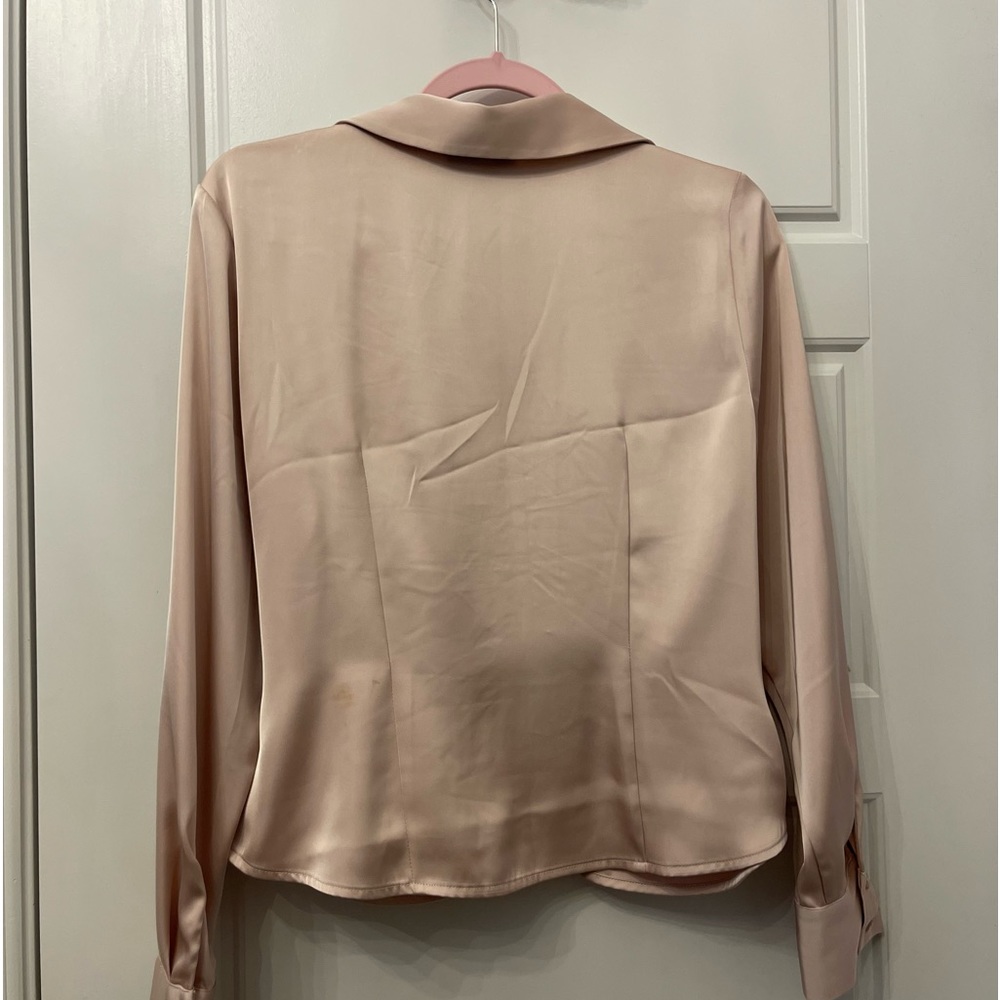 Rachel Zoe NWT Woman’s Champagne Dressy Blouse-Top / Blouse Size: Medium - Picture 5 of 11